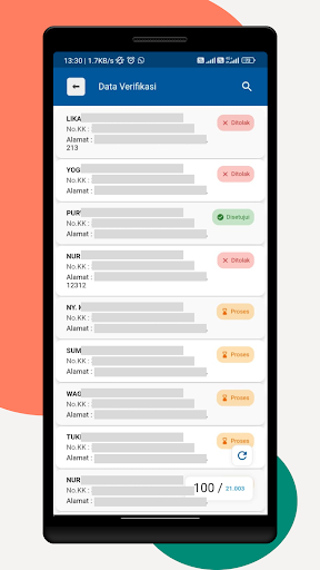 Android application SIMNANGKIS KABUPATEN SLEMAN screenshort