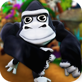 Cartoon Monkey Runner icon