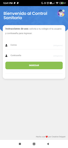 Android application Creative Access screenshort