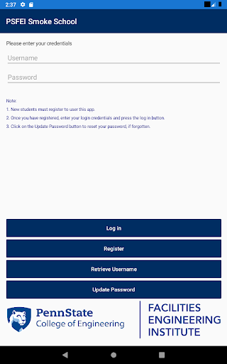 PSFEI Smoke School Test