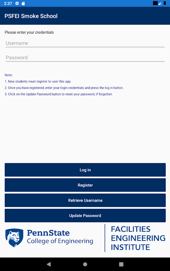 #6. PSFEI Smoke School Test (Android) 来自: Penn State University