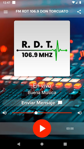 Android application Fm Rdt 106.9 Don Torcuato screenshort