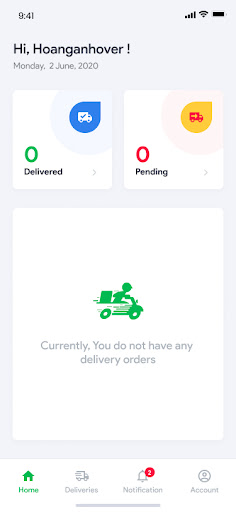 Android application Shippx Driver screenshort