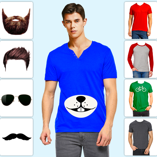 Men T-Shirt Design Photo Maker  Icon