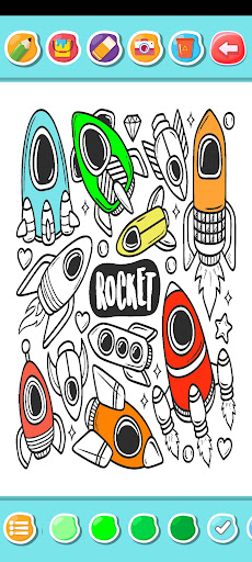 Space Coloring Book
