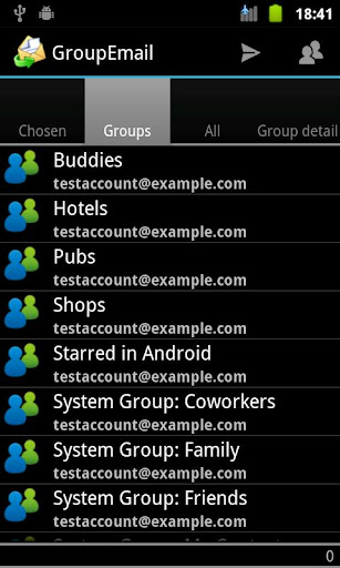GroupEmail Screen 2