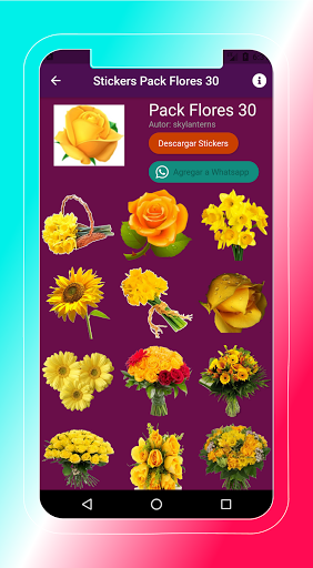 ? Flower Stickers for Whatsapp ??