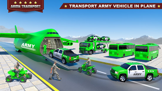 US ARMY CAR TRUCK TRANSPORTER 1.1 APK screenshots 5