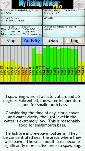 My Fishing Advisor Pro screenshot