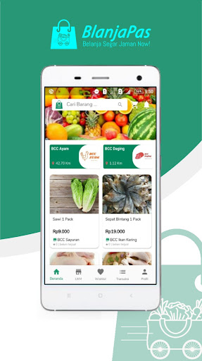 Android application BlanjaPas screenshort