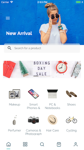 Android application FluxStore Mutil Vendor screenshort