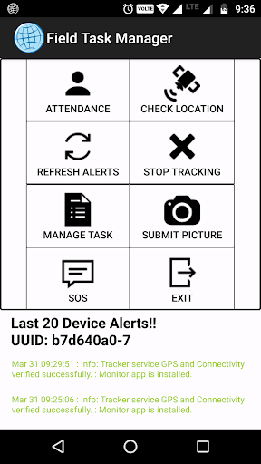 Field Task Manager App Screen 2