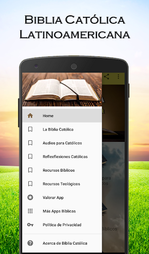Android application Biblia Católica en Español screenshort