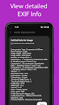 screenshot of Media Metadata Info: EXIF info