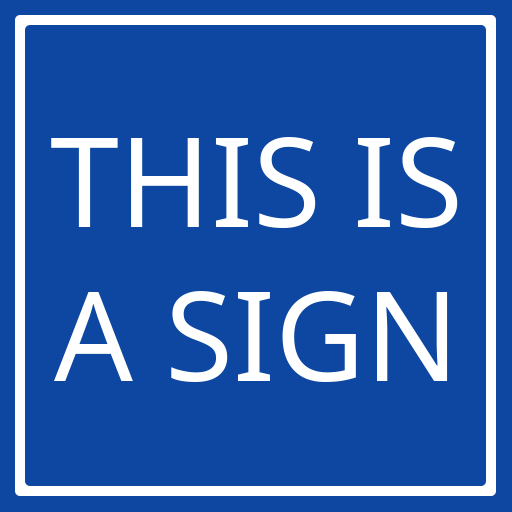 THIS IS A SIGN app 1.1.4 Icon