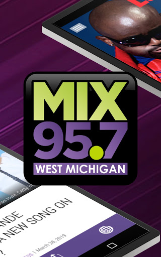 Screenshot of Mix 95.7FM