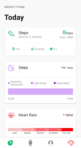 Android application GomoFit screenshort