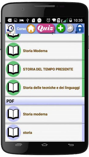 Corso di storia Screen 2