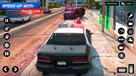 US Police Car Driving Games 3D