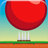 Red Bouncing Ball Spikes icon