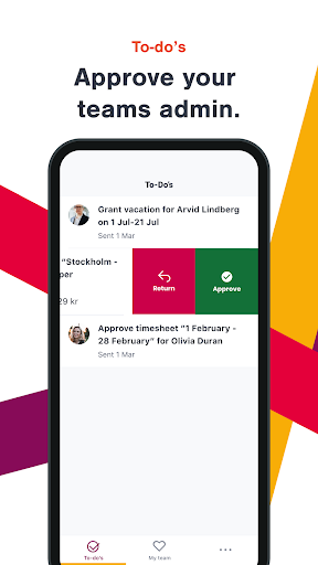 Android application Manager by SD Worx screenshort