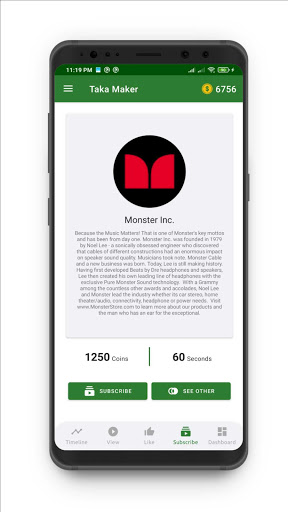 Android application ঘরে বসে আয় করুন screenshort