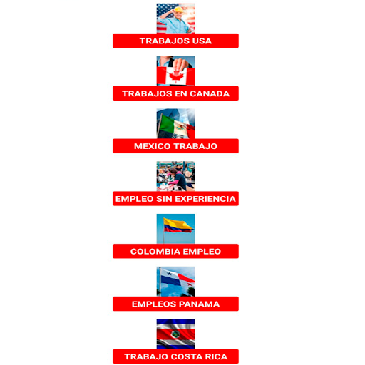 Convocatorias de Trabajo Screen 2