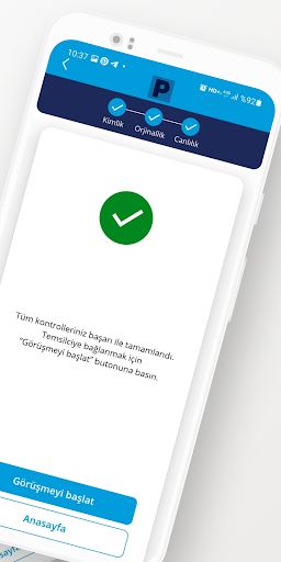 Android application PhillipCapital Online Hesap Aç screenshort
