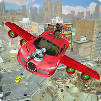 Flying Car Rescue Game 3D: Flying Simulator