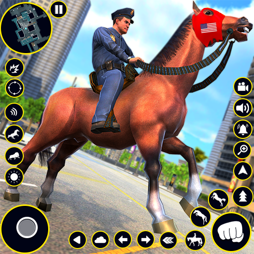 Police Horse - Simulator Games