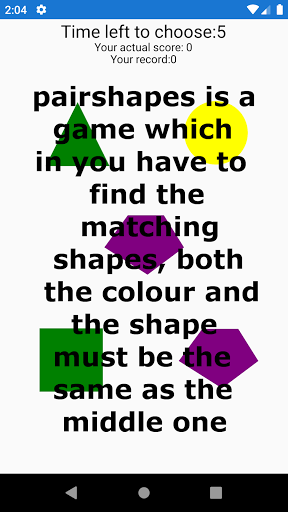 Pairshapes Screen 2