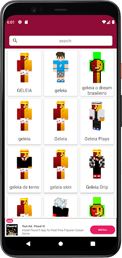 Skin do Geleia para Minecraft Screen 2