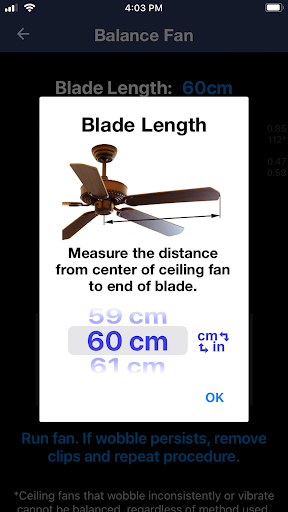 Ceiling Fan Balancer screenshot 6