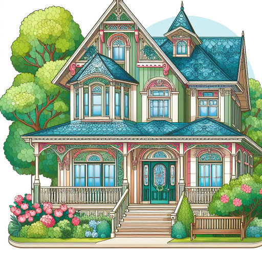 House Color By Number Book logo