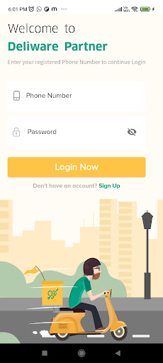 DeliWare Partner Screen 2