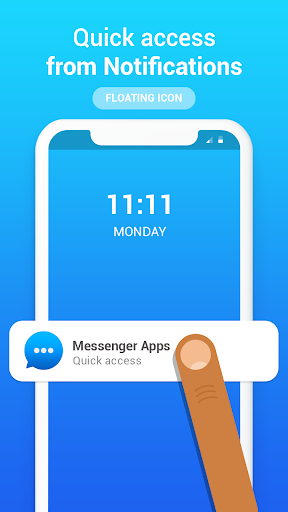 Screenshot of Messenger for Messages Apps