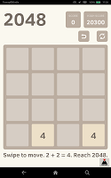 screenshot of 2048