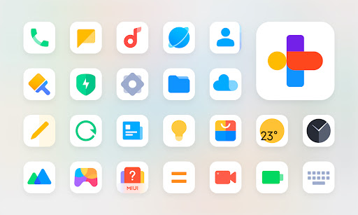 Android application MiLigth White - Icon Pack screenshort