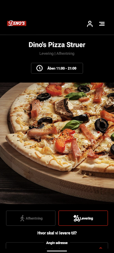 Android application Dino's Pizza Struer DK screenshort