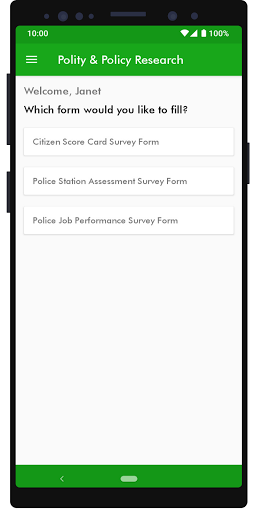 Android application Polity & Policy Research screenshort