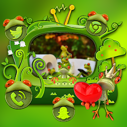 รูปไอคอน Cute Frog Launcher Theme