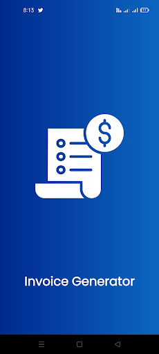 Android application My Invoice Generator screenshort