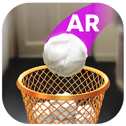 Paper Bin AR: office games Mod Apk