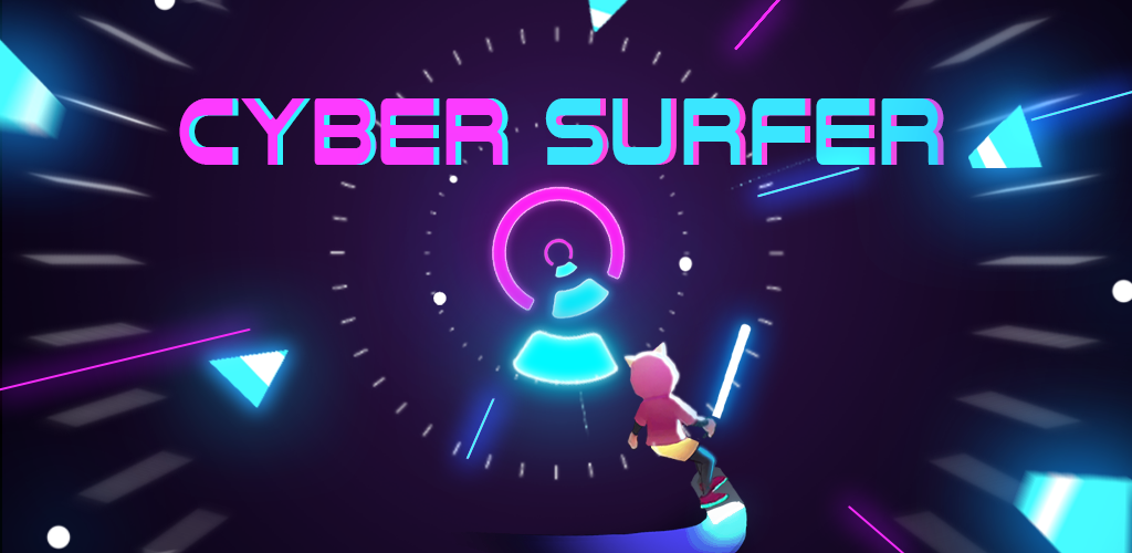 Cyber Surfer: EDM & Skateboard & Coloring Game 