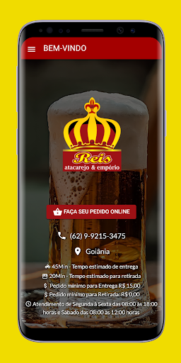 Android application Distribuidora Reis screenshort