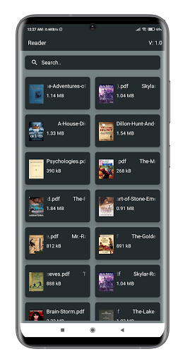 Android application ReadeRapt screenshort