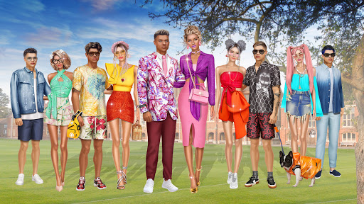 Android application Rich College Couple Dress Up screenshort