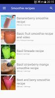 Smoothie recipes free app with photo offline.