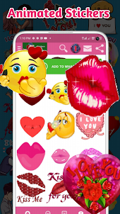 Kissing Stickers for WhatsApp