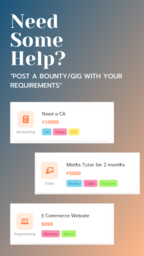 Bounty - Jobs | Freelance Screen 2
